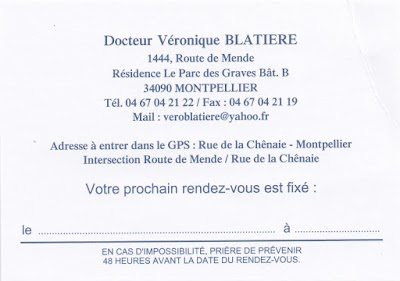 Blatière Véronique